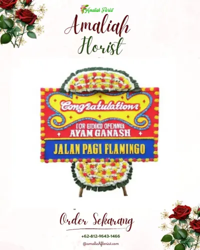 Bunga Papan Congratulation di Kasu